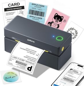 5. POLONO Bluetooth Thermal Shipping Label Printer